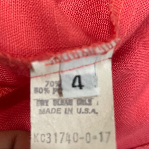 Vtg Illustrations Womens Pink Blazer Button Closure Sophisticated Design Sz 4 - Picture 7 of 9